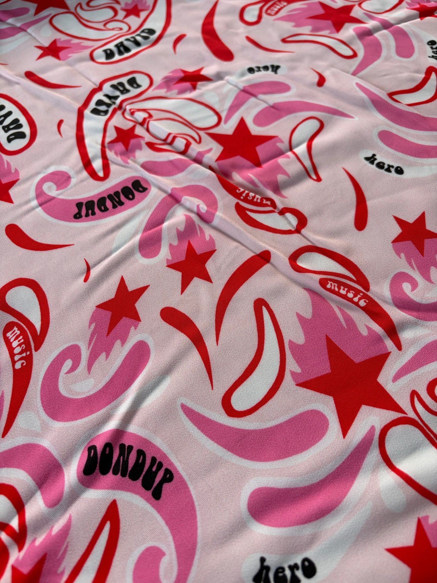 LC AL 024 crêpe Dondup print pink/red
