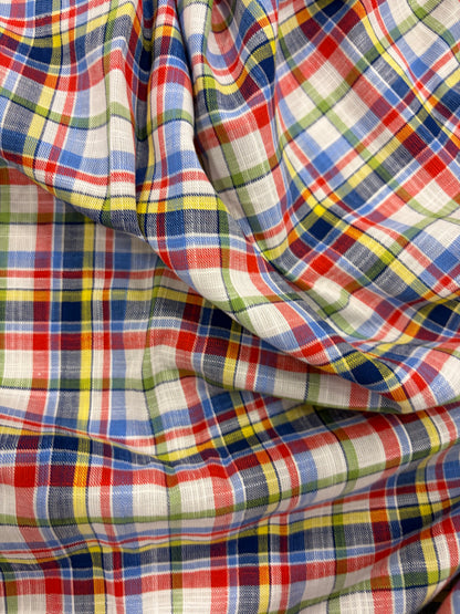 EMILE 014 cotton colourwoven shirting check