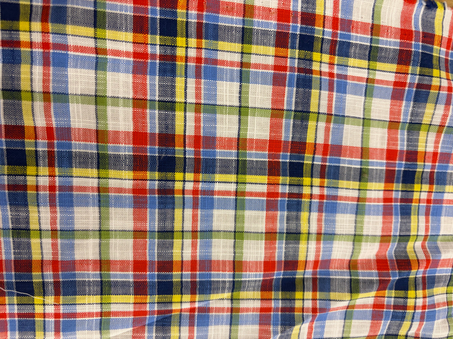 EMILE 014 cotton colourwoven shirting check