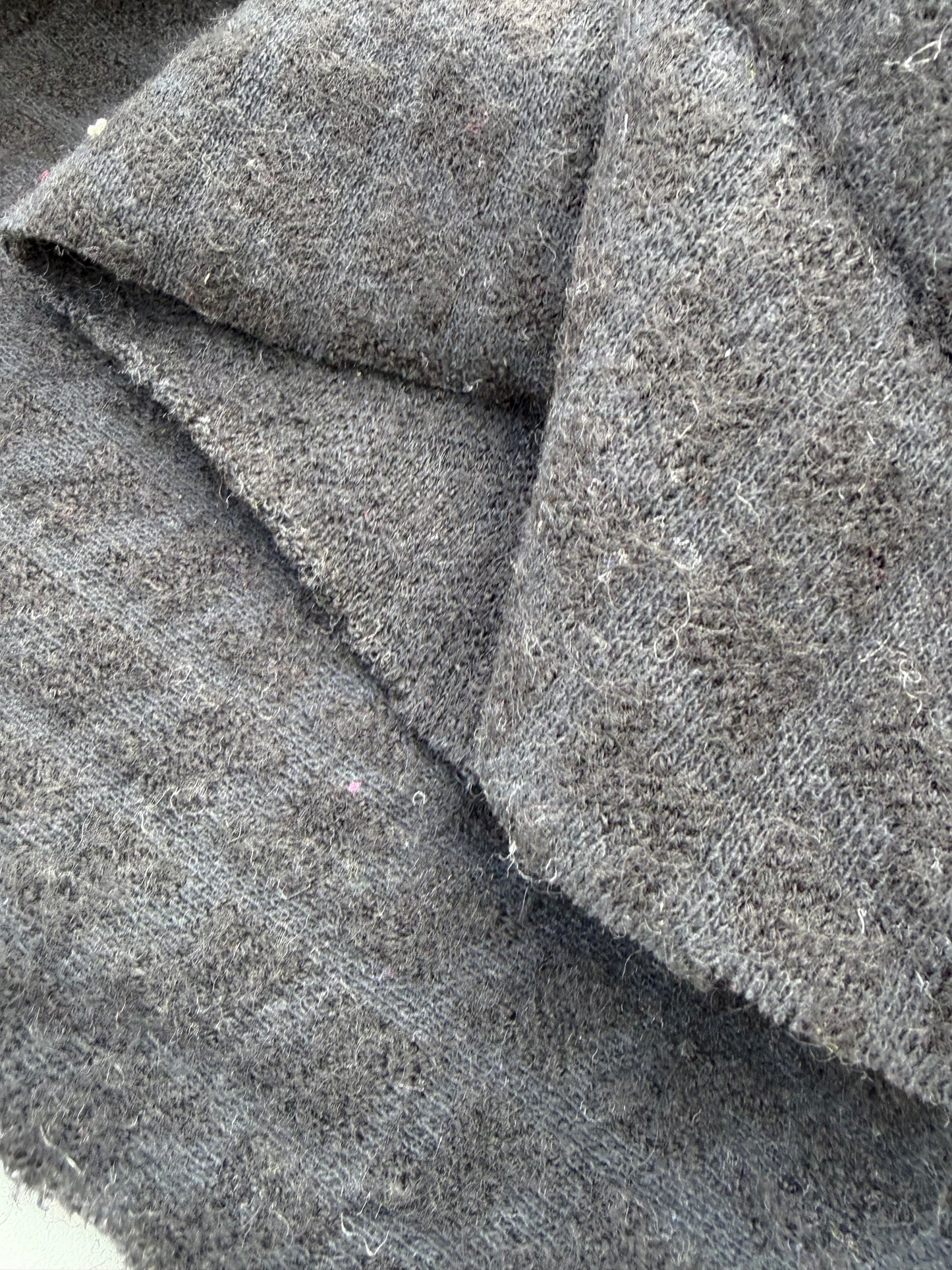 WOOL EDIT 024 black wool jersey jacquard