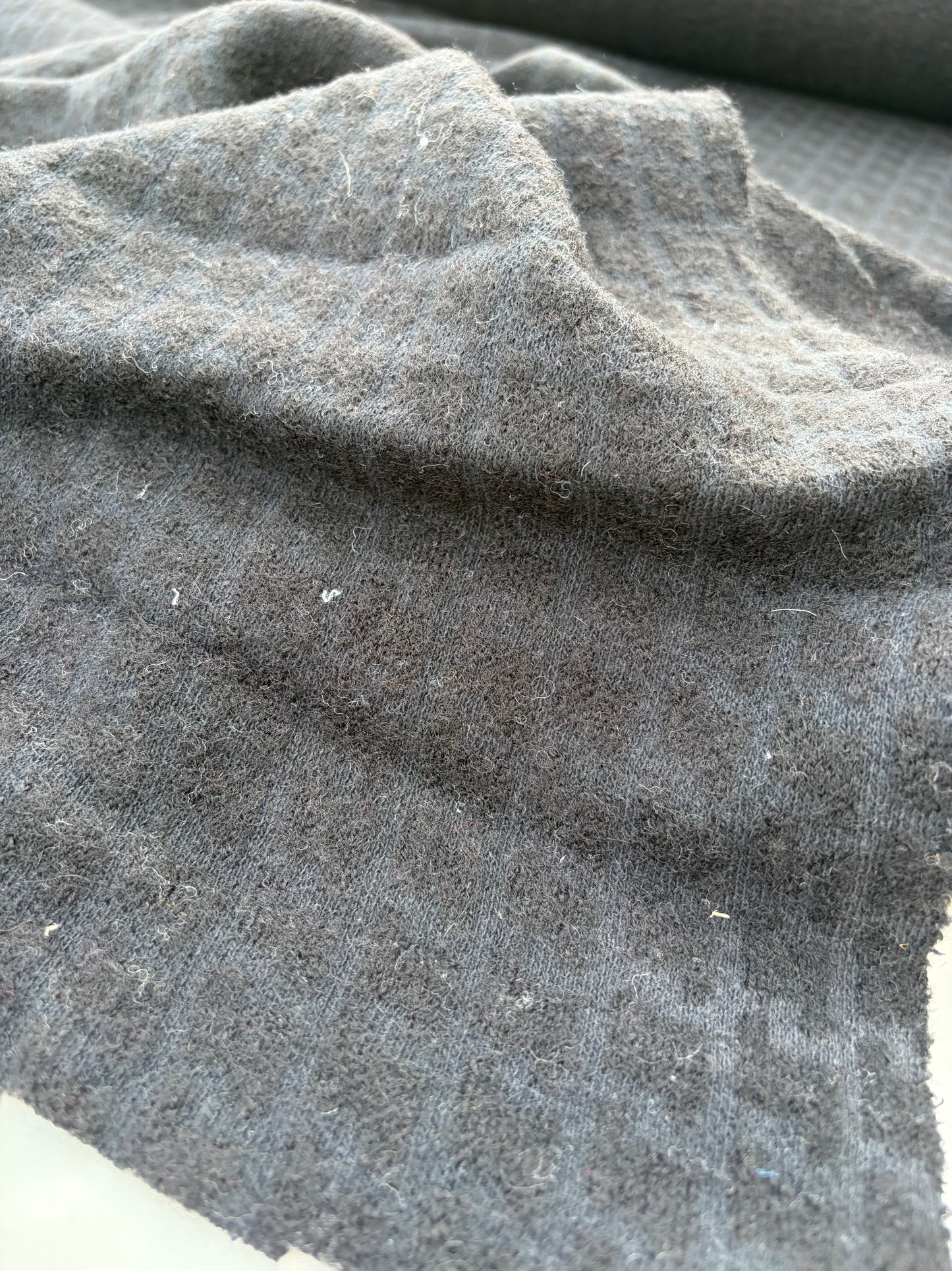WOOL EDIT 024 black wool jersey jacquard