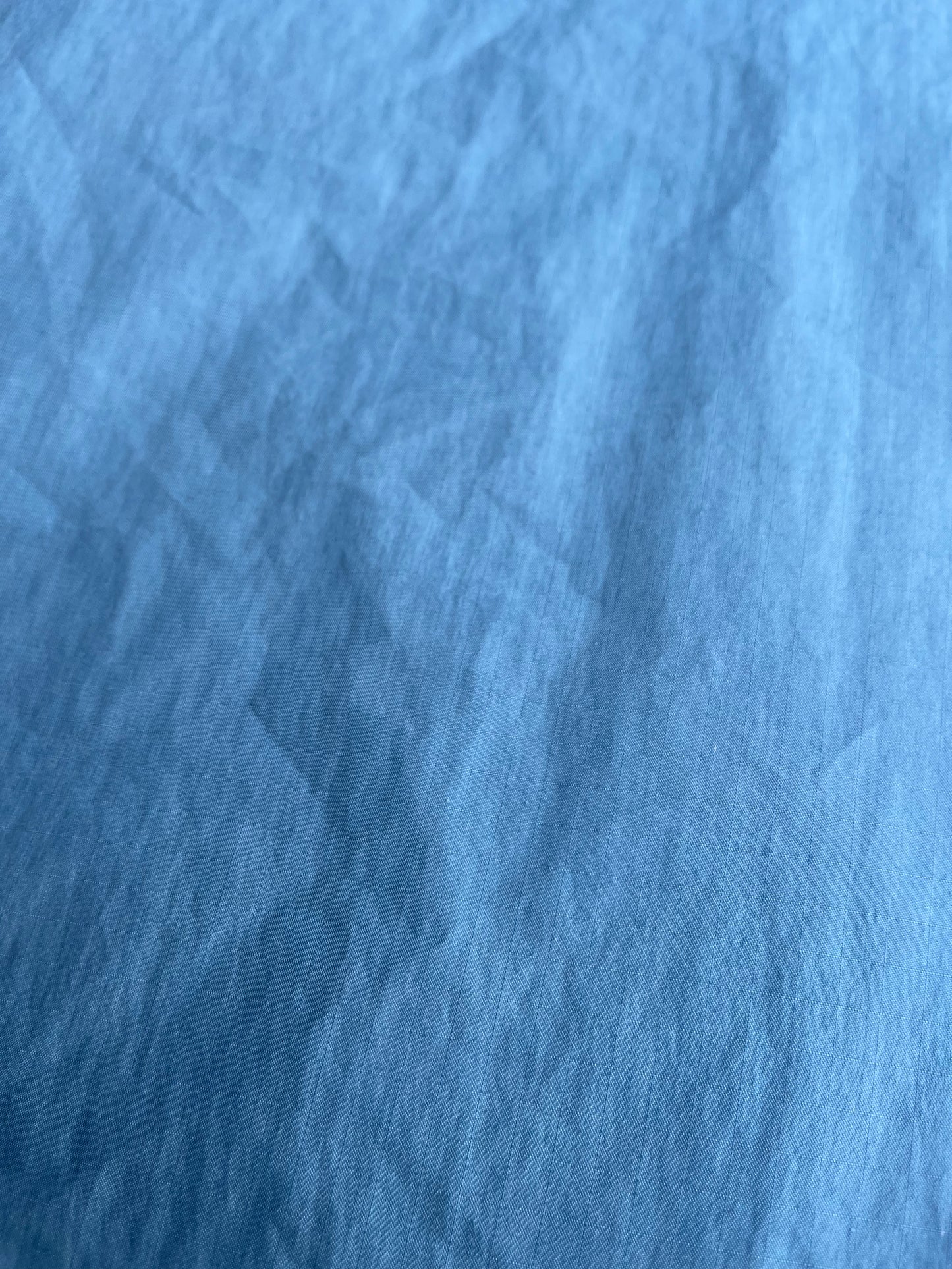 ZACHARIE 013 coated cotton ribstop papertouch light indigo