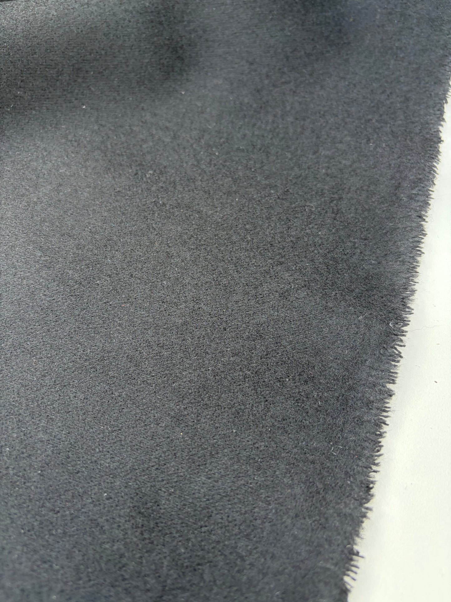 WOOL EDIT 025 black wool flannel