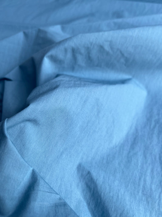 ZACHARIE 013 coated cotton ribstop papertouch light indigo