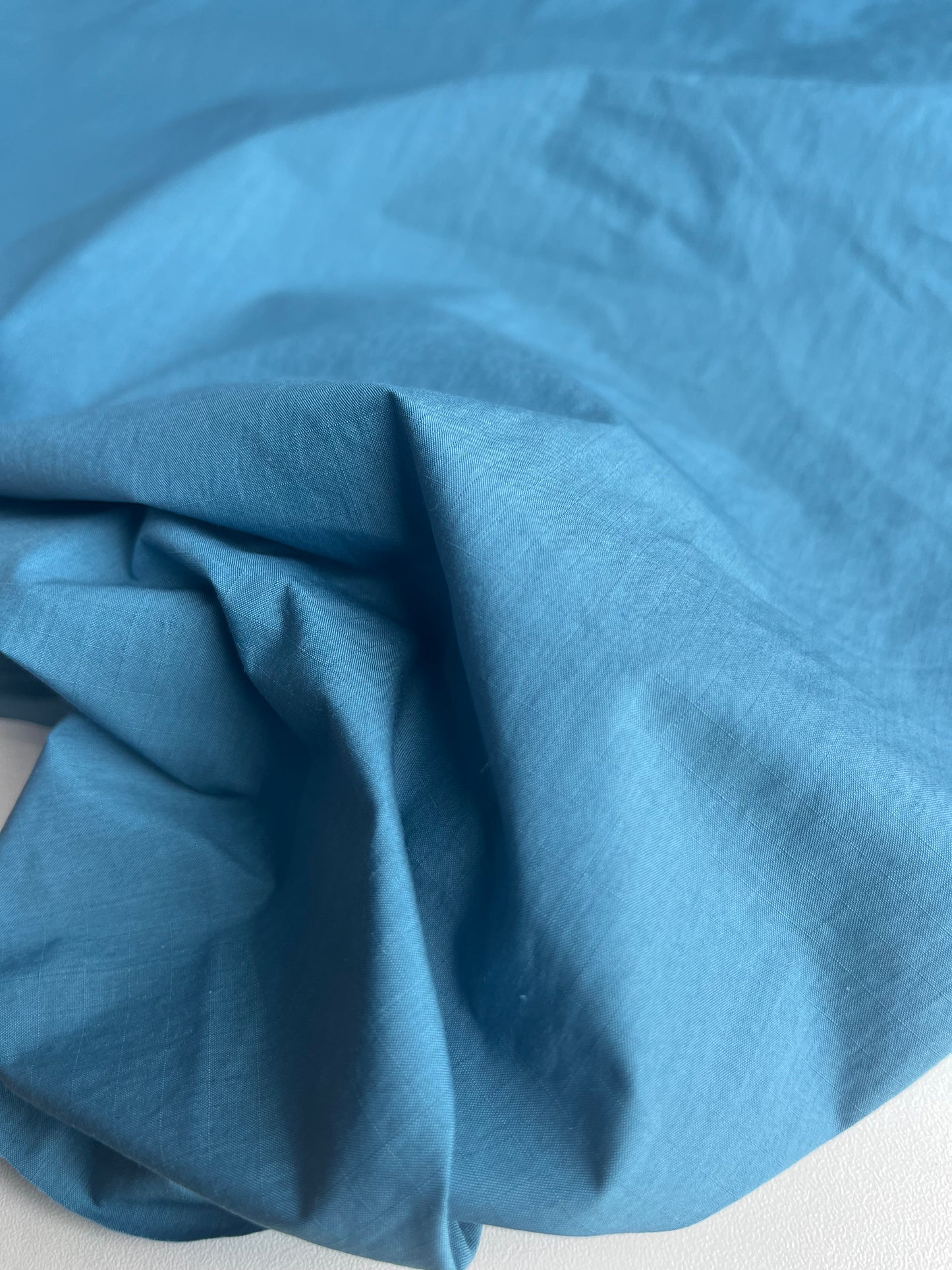 ZACHARIE 013 coated cotton ribstop papertouch light indigo