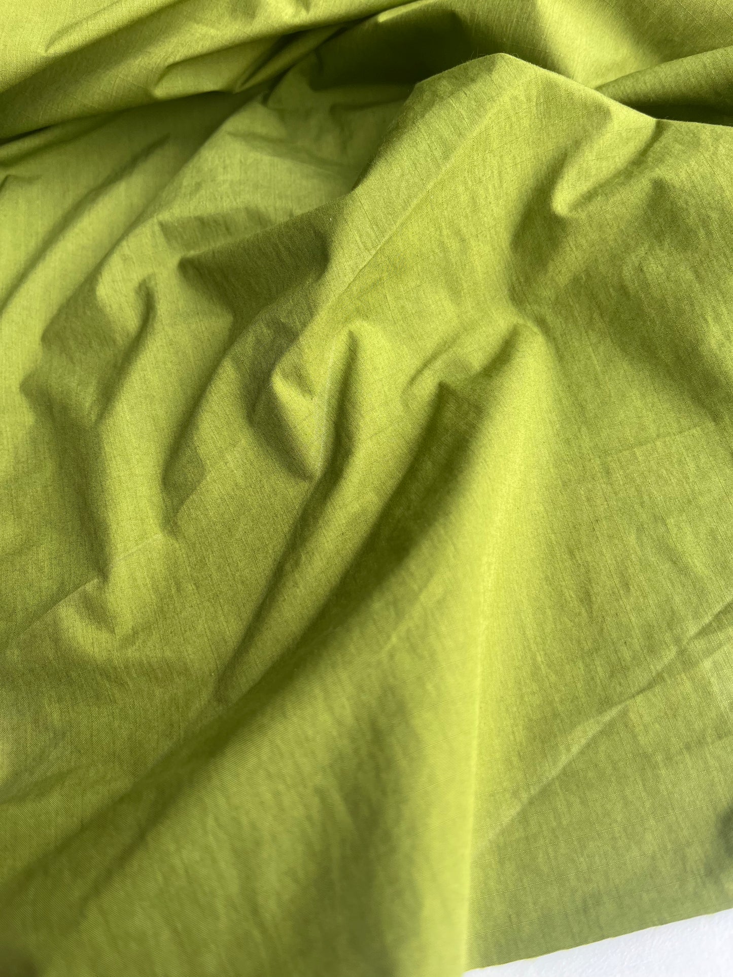 ZACHARIE 014 coated cotton ribstop papertouch moss green