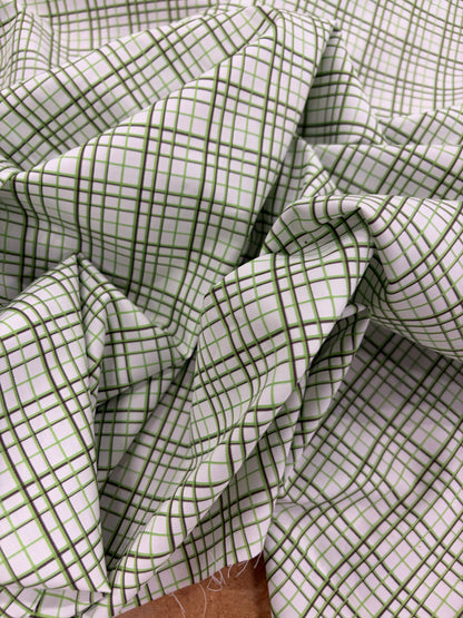 EMILE 019 cotton colourwoven checkered shirting fabric
