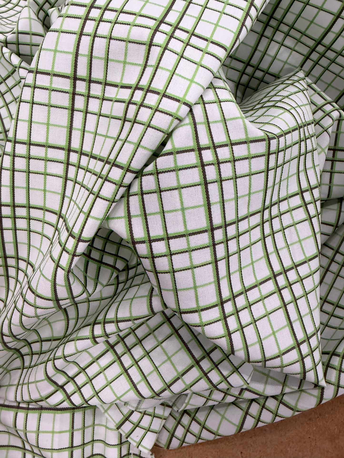 EMILE 019 cotton colourwoven checkered shirting fabric
