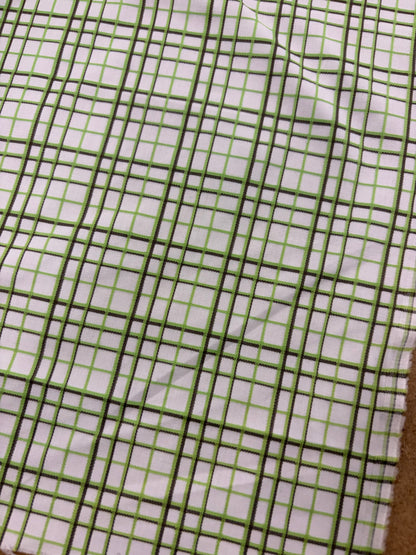 EMILE 019 cotton colourwoven checkered shirting fabric