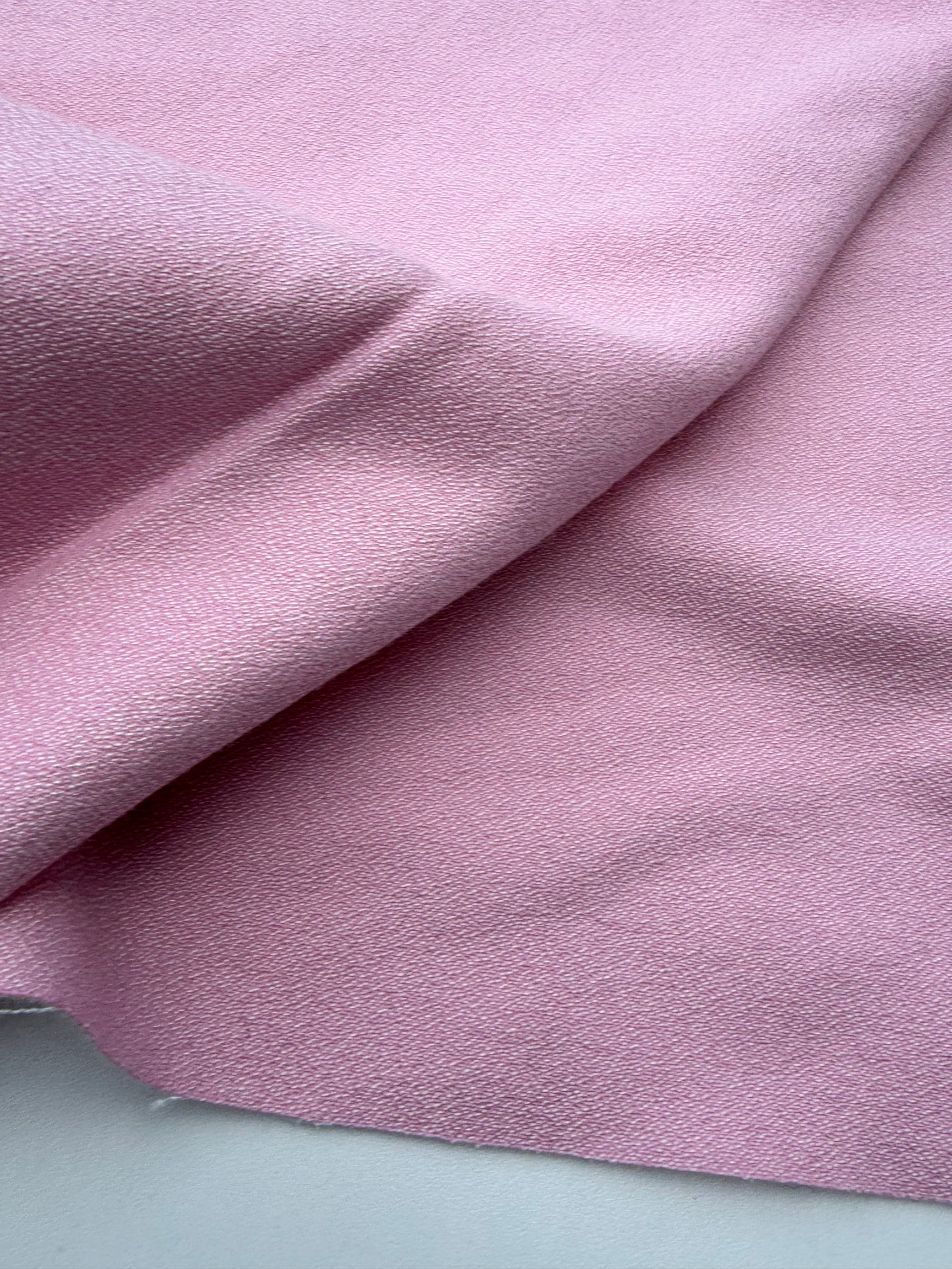 WOOL EDIT 028 Barbie pink crêpe with wool