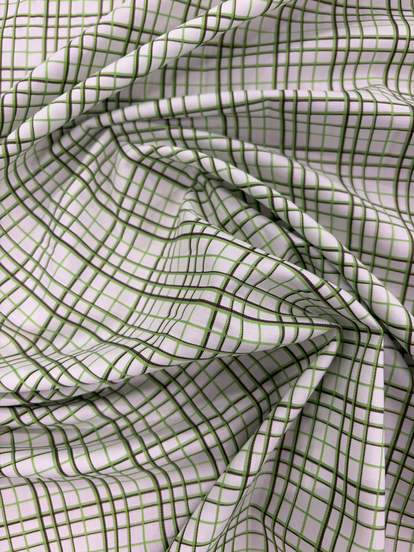 EMILE 019 cotton colourwoven checkered shirting fabric