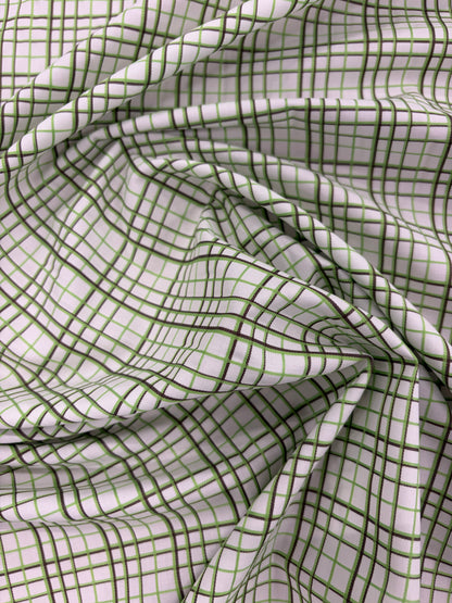 EMILE 019 cotton colourwoven checkered shirting fabric