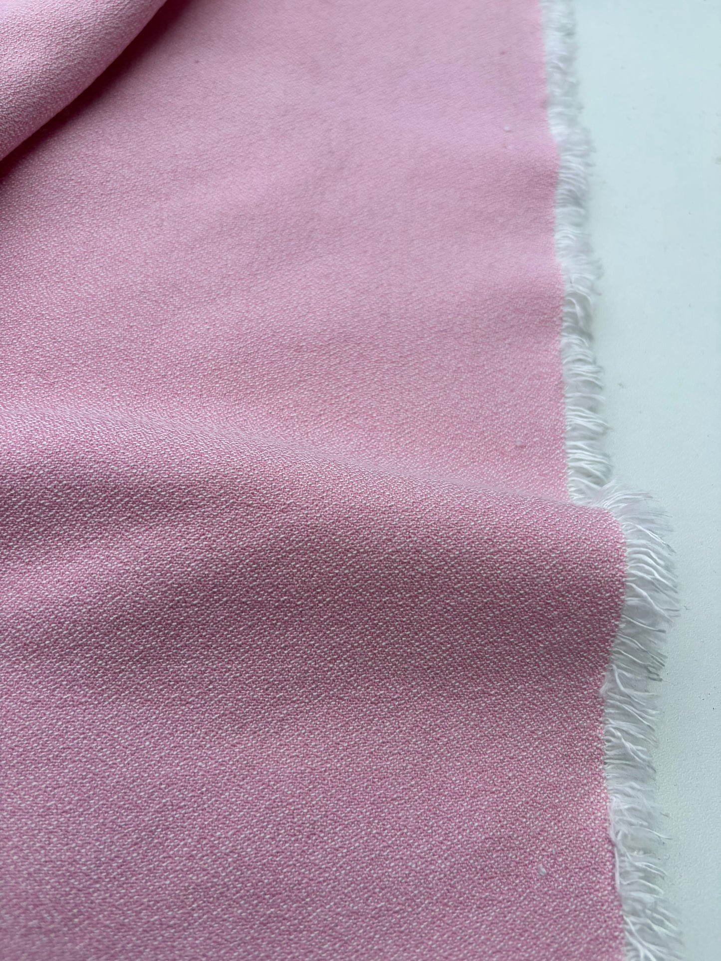 WOOL EDIT 028 Barbie pink crêpe with wool