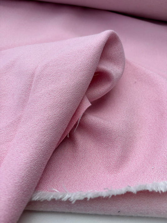 WOOL EDIT 028 Barbie pink crêpe with wool