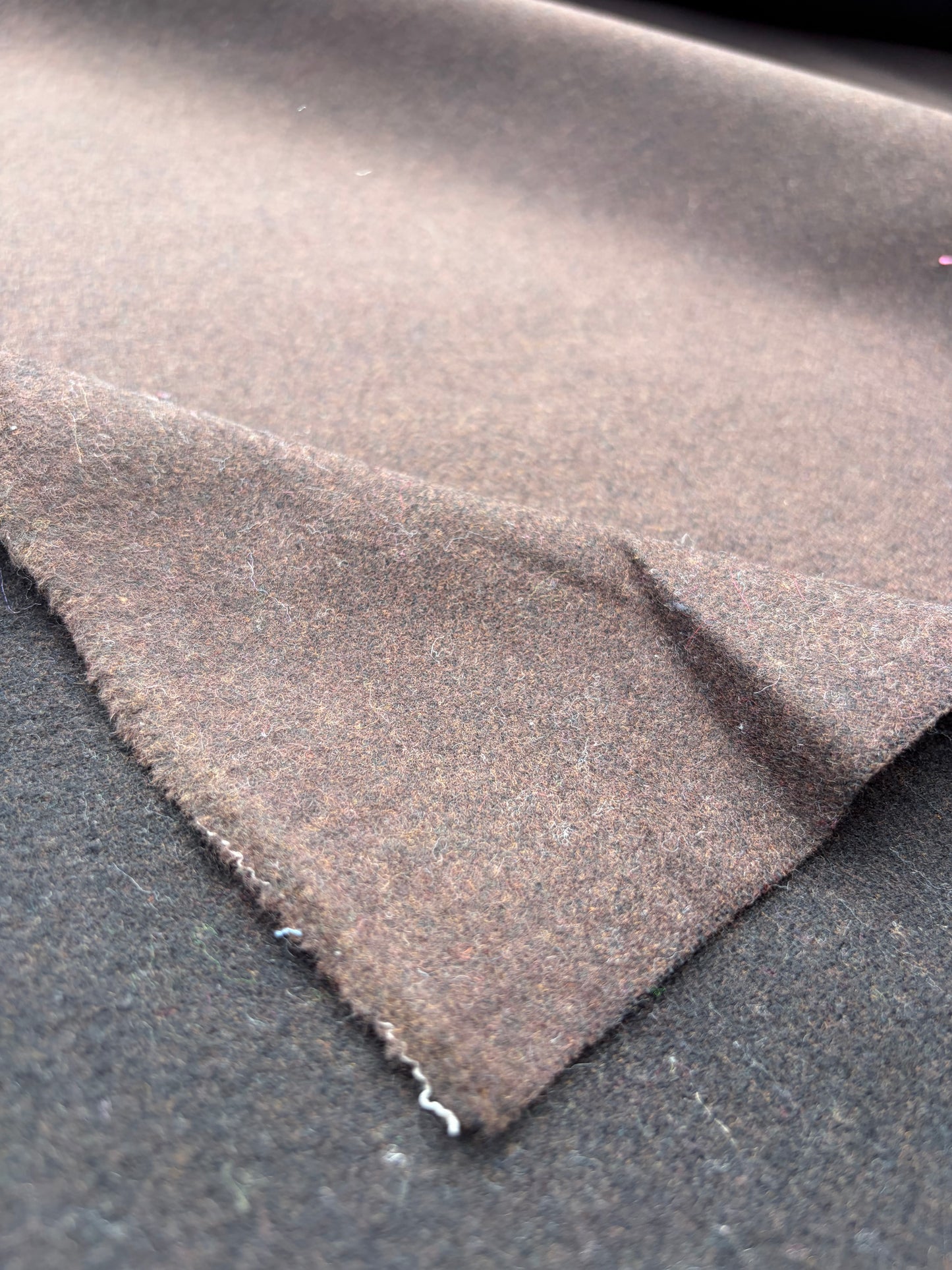 WOOL EDIT 029 brown wool flannel