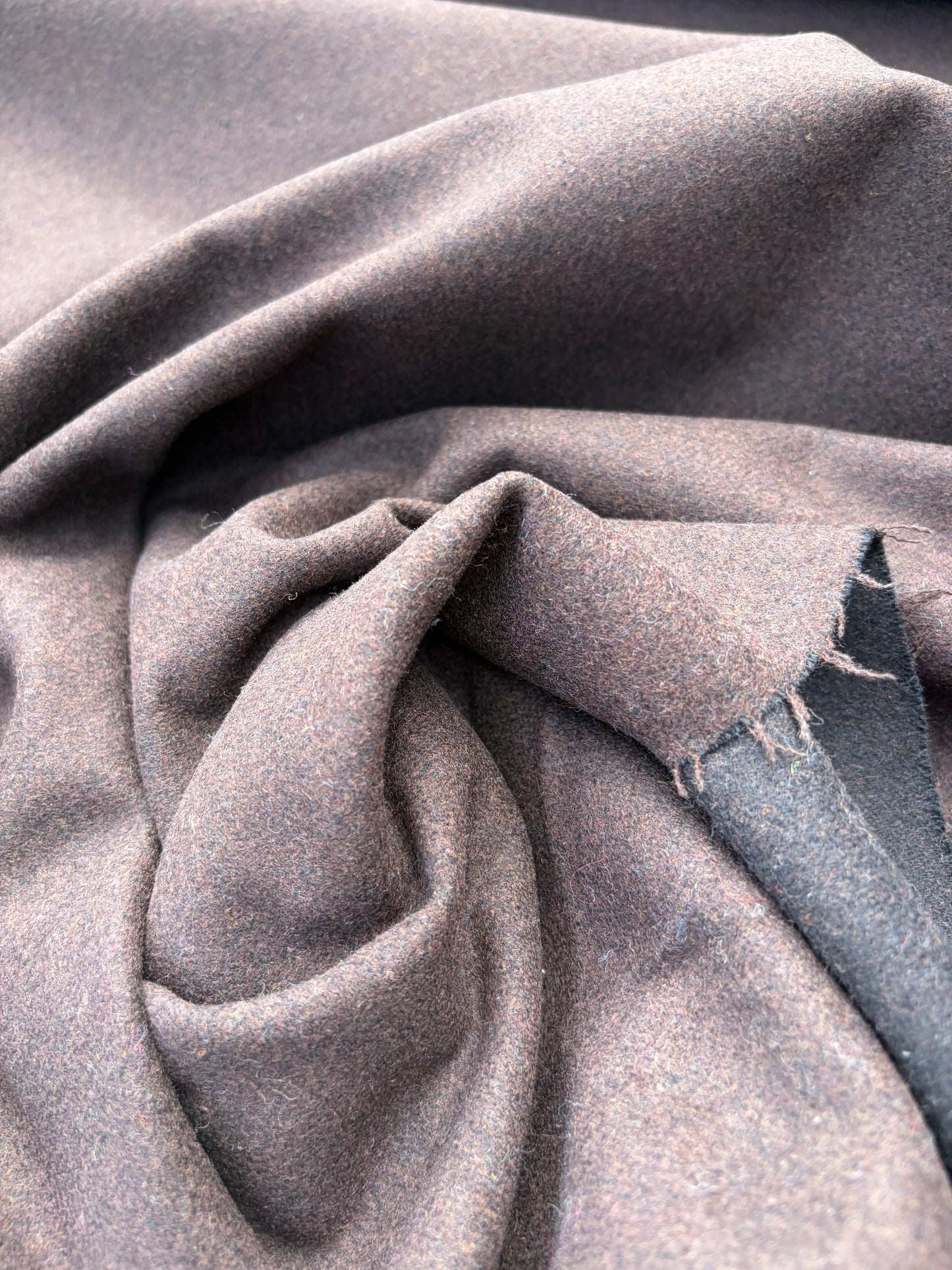 WOOL EDIT 029 brown wool flannel