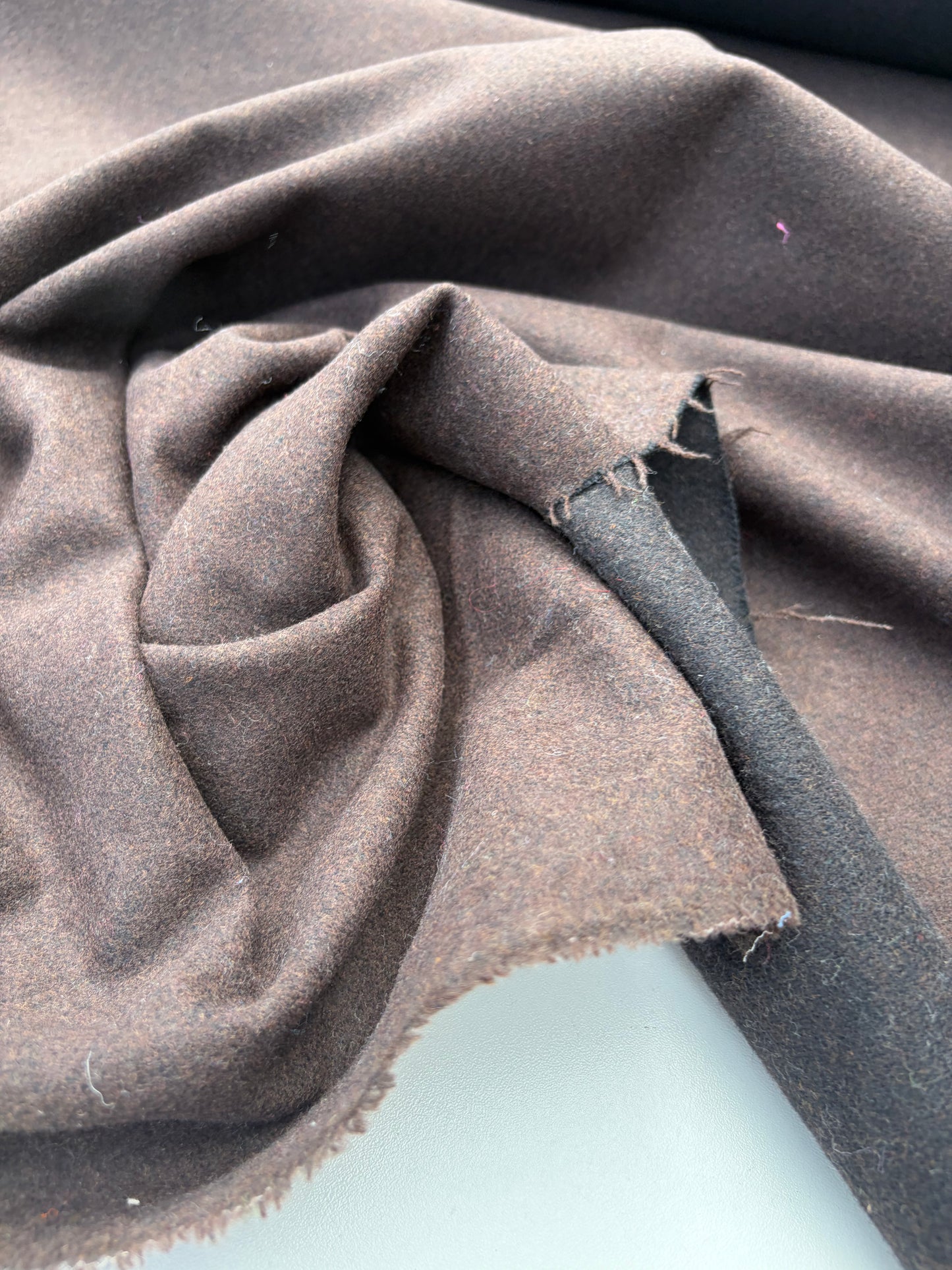 WOOL EDIT 029 brown wool flannel