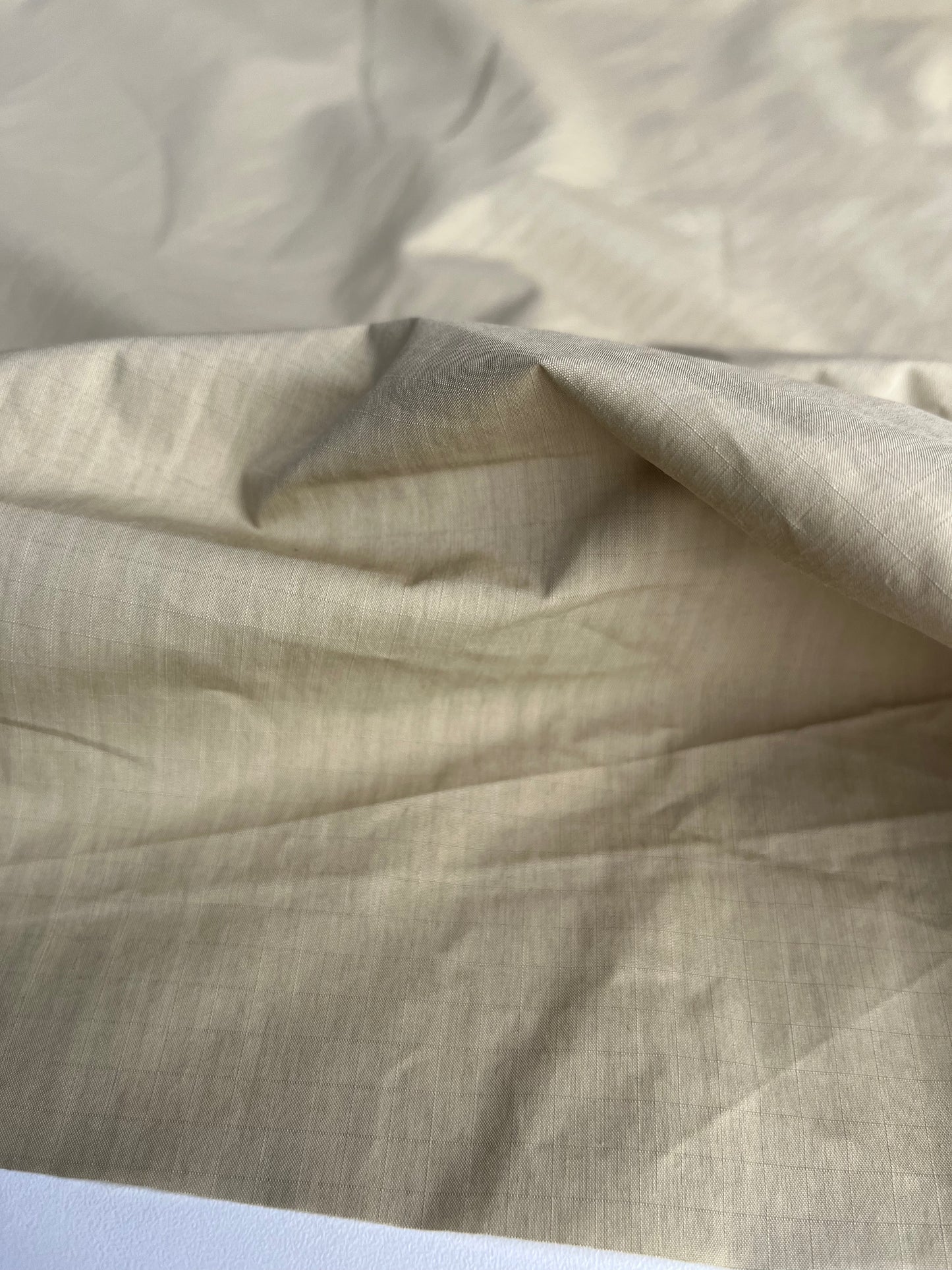 ZACHARIE 017 coated cotton ribstop papertouch light olive