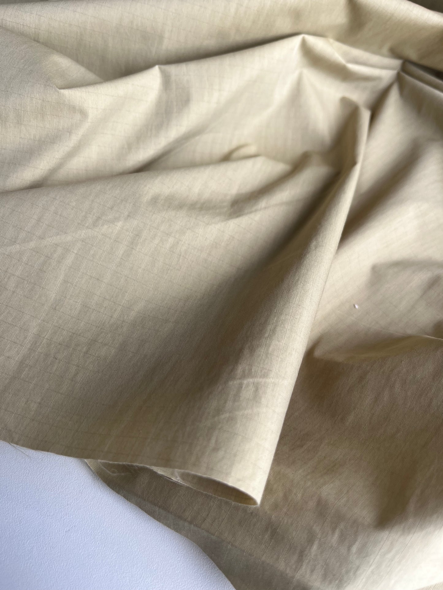 ZACHARIE 017 coated cotton ribstop papertouch light olive