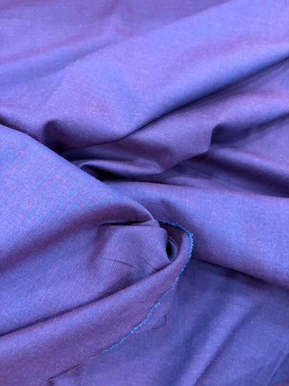 EMILE 022 red/blue cotton colourwoven shirting twill
