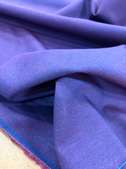 EMILE 022 red/blue cotton colourwoven shirting twill