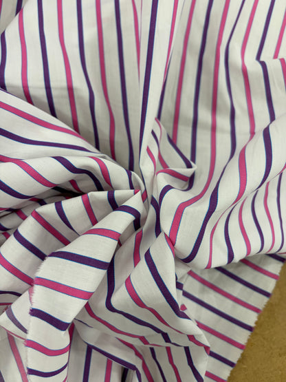 EMILE 023 cotton colourwoven shirting stripes