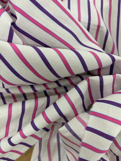 EMILE 023 cotton colourwoven shirting stripes