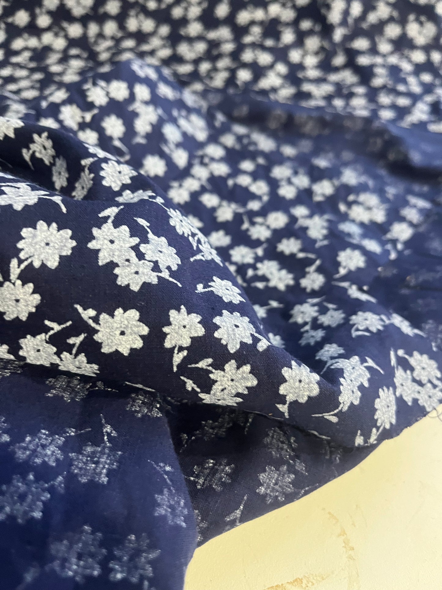 CLAUDY 028 cotton voile romantic flowerprint