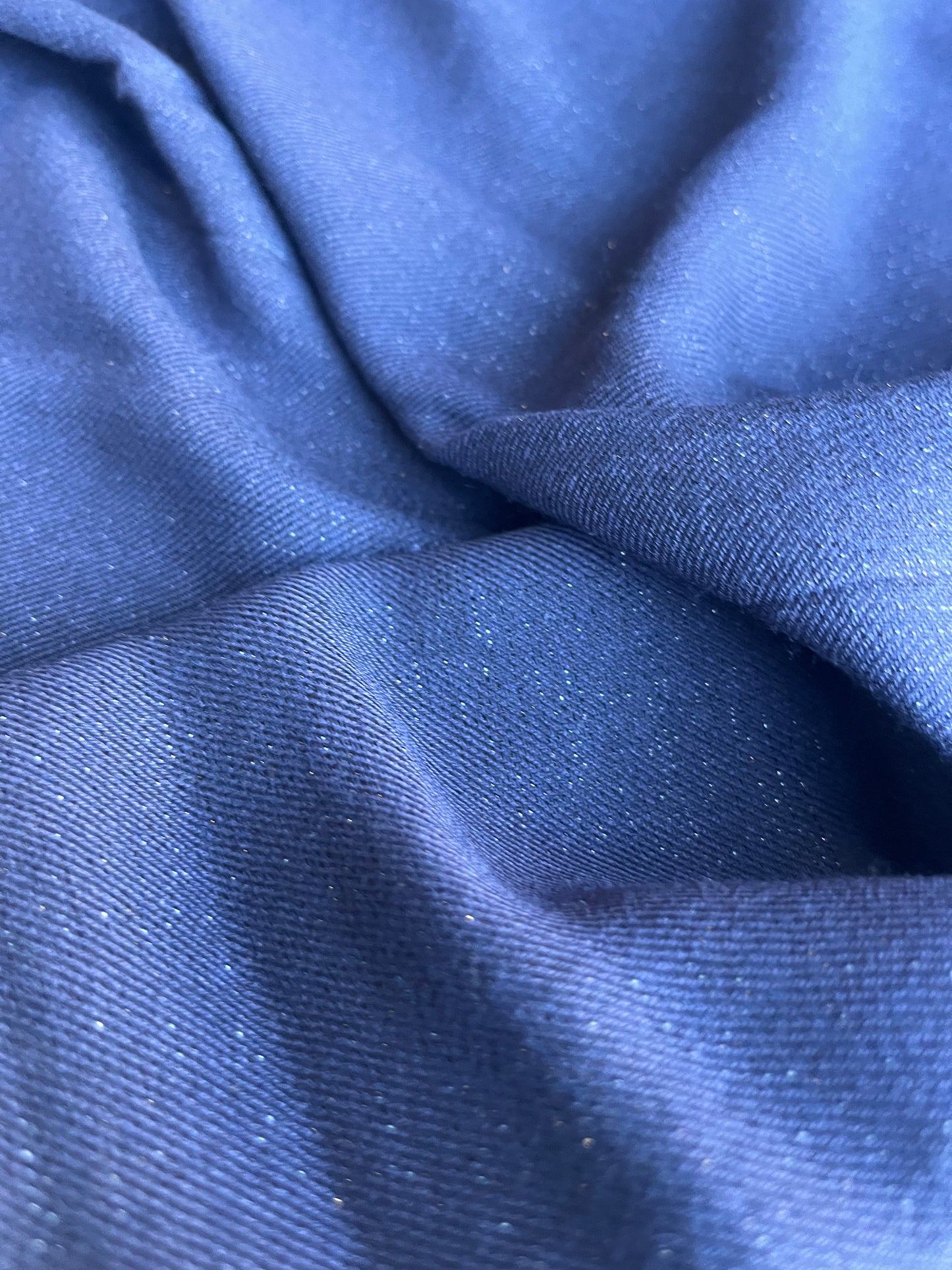 ZACHARIE 021 viscose/wool navy/lurex