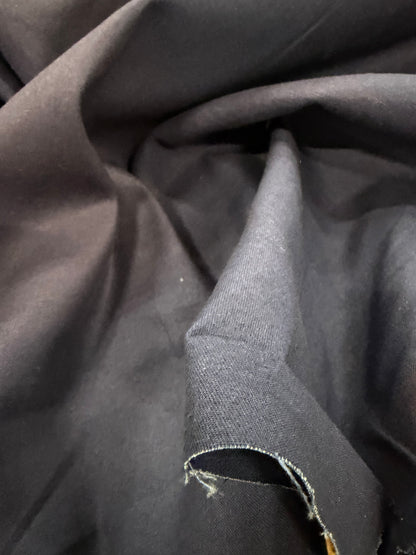 EMILE 026 navy cotton shirting twill