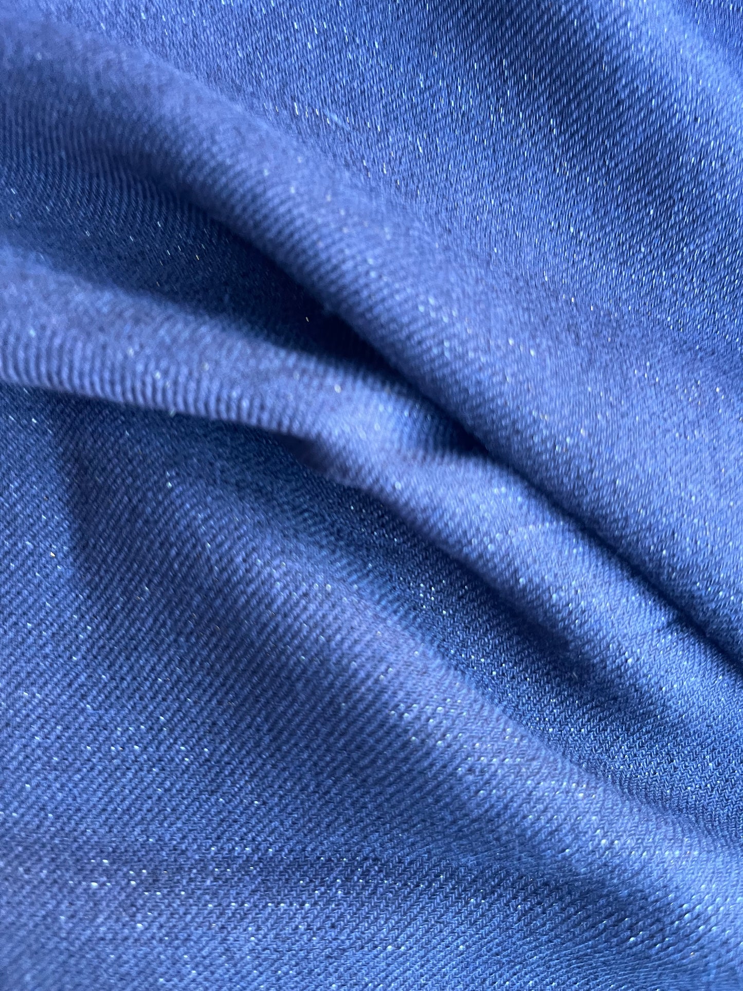 ZACHARIE 021 viscose/wool navy/lurex