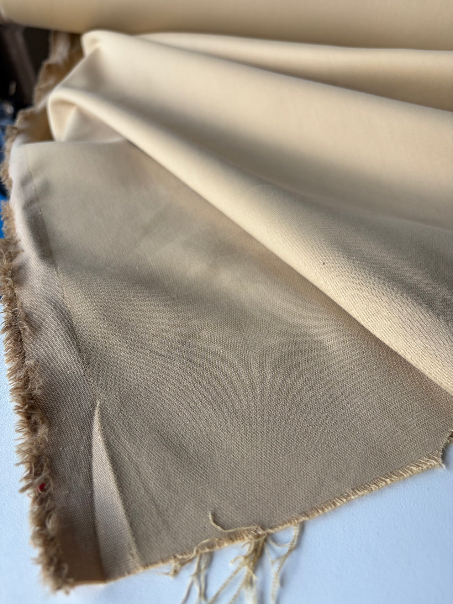 PC AL 035 washed cotton toile stretch warm sand