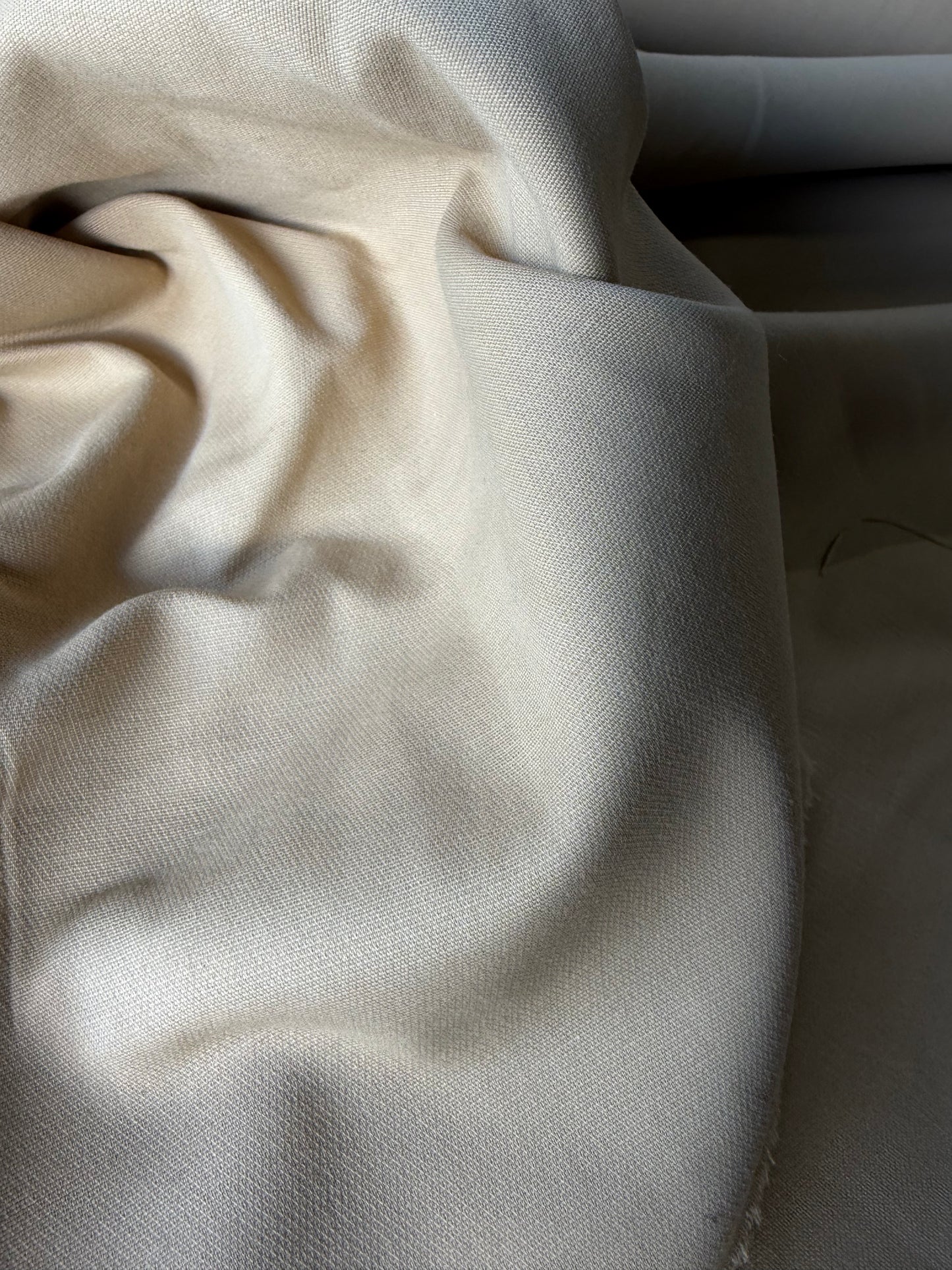 PC AL 035 washed cotton toile stretch warm sand