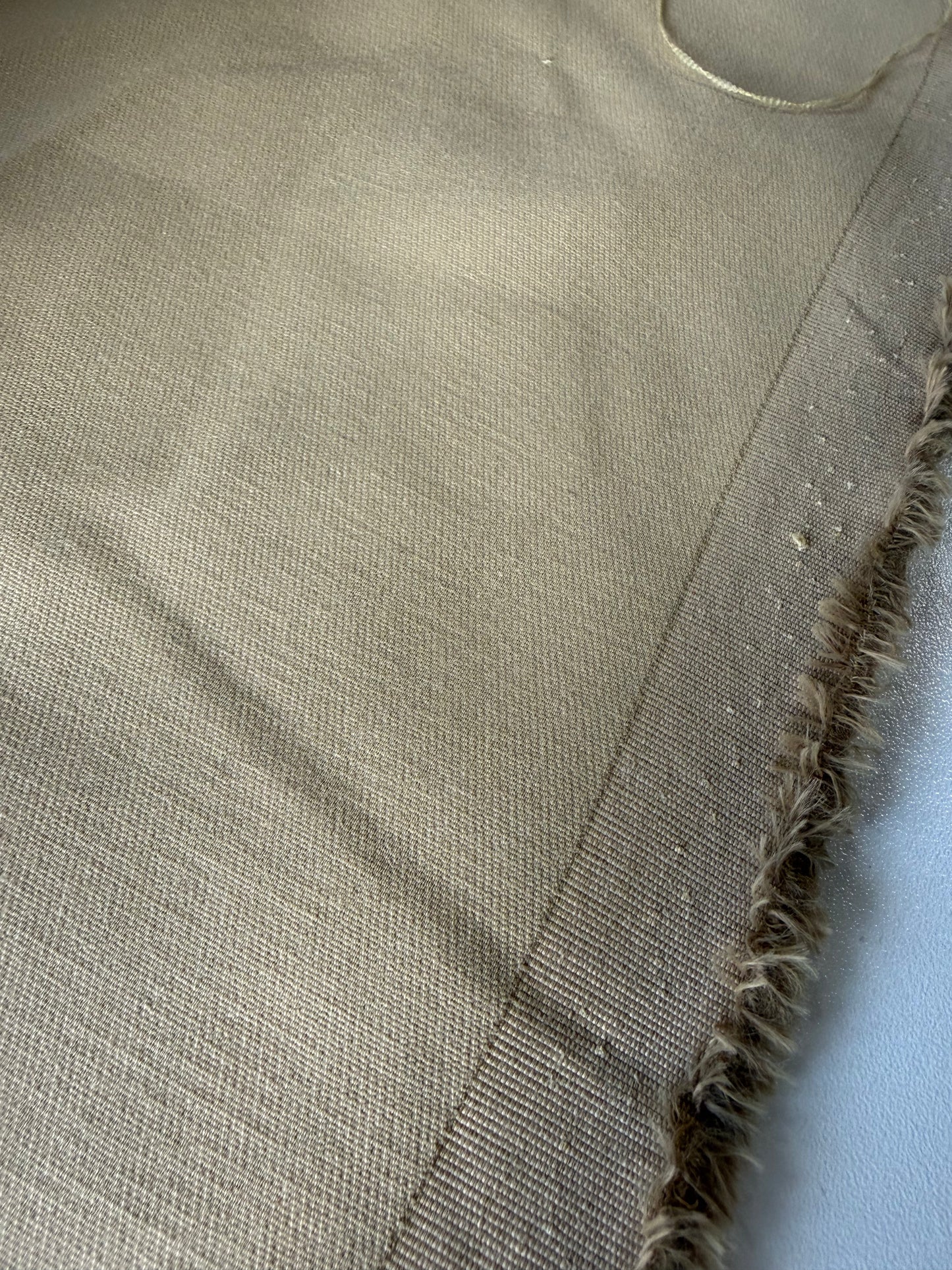 PC AL 035 washed cotton toile stretch warm sand