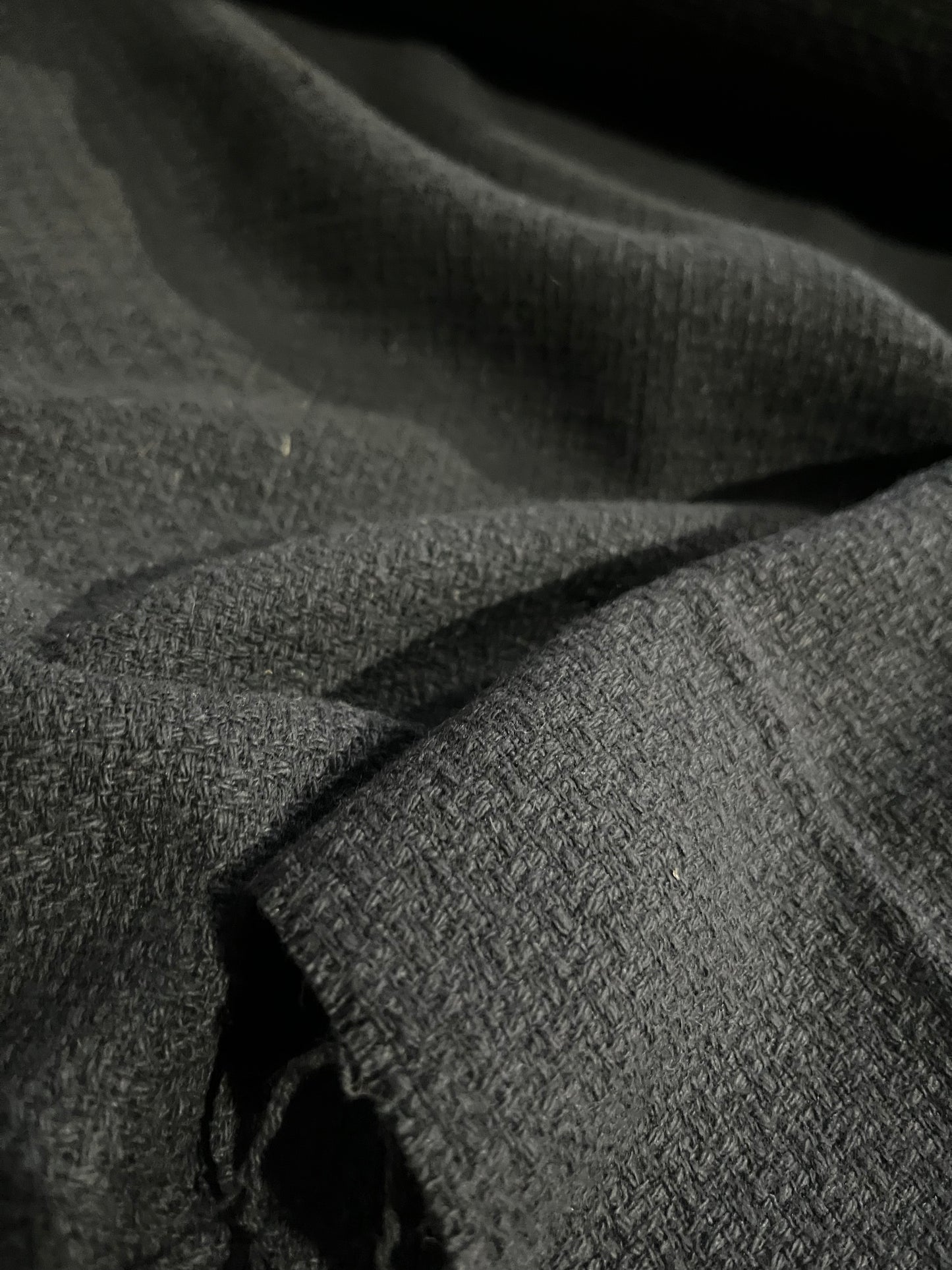 ALESSIA 001 cotton tweed Chanel style black