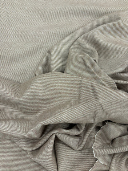 EMILE 028 sand cotton colourwoven shirting twill
