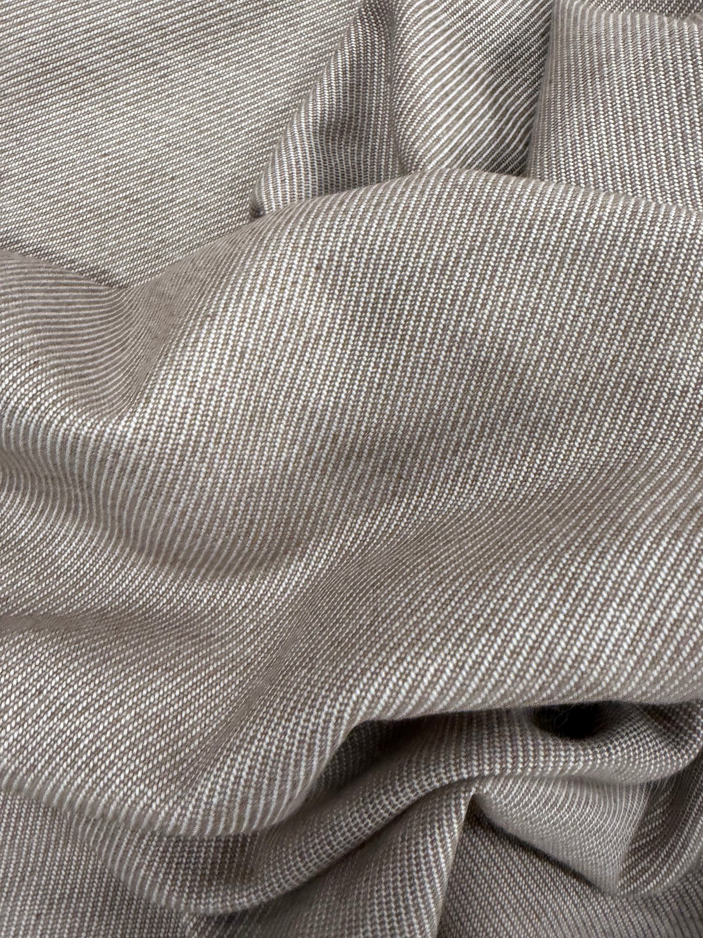 EMILE 028 sand cotton colourwoven shirting twill