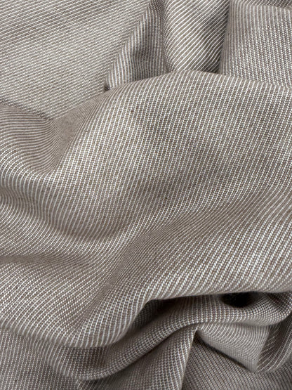 EMILE 028 sand cotton colourwoven shirting twill