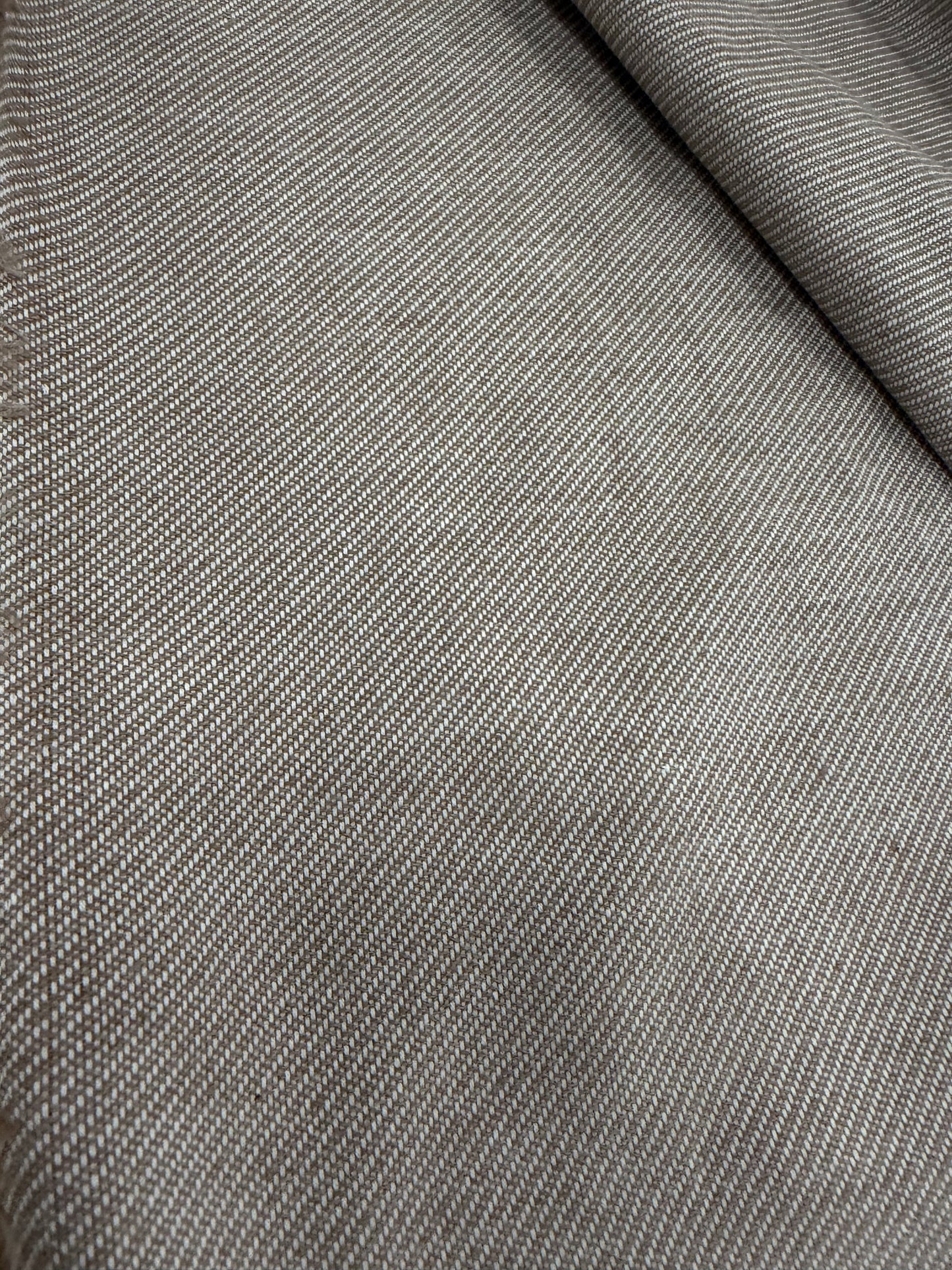 EMILE 028 sand cotton colourwoven shirting twill