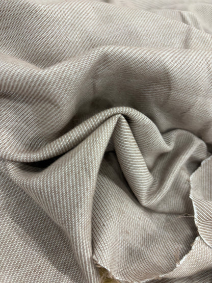 EMILE 028 sand cotton colourwoven shirting twill