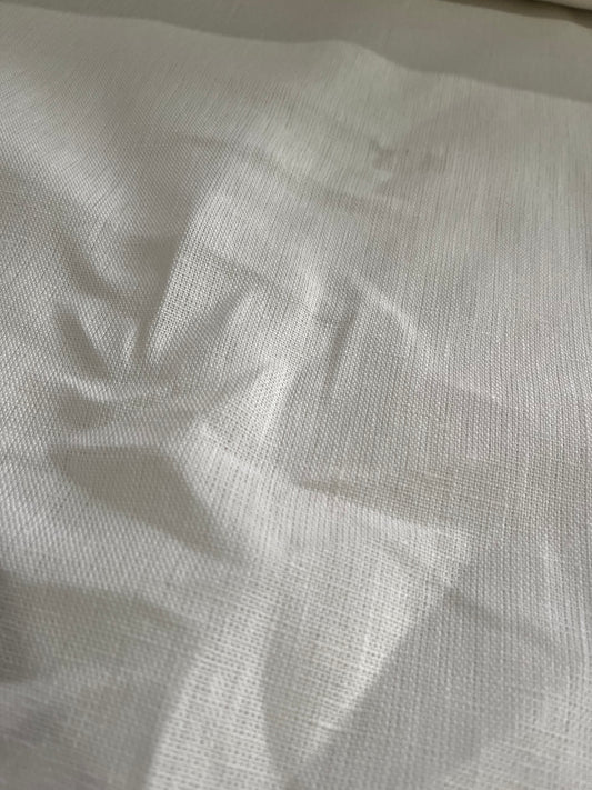 ALESSIA 003 heavy linen "lino peasante" white