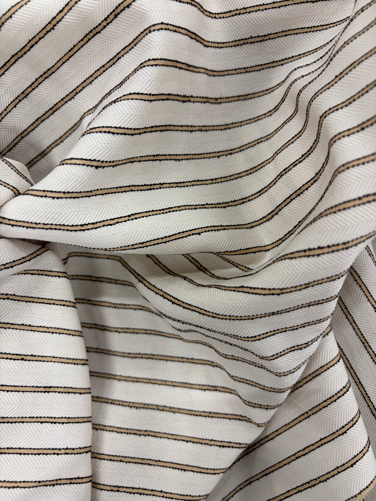 EMILE 029 viscose colourwoven horizontal striped shirting fabric