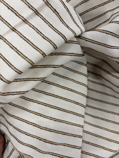 EMILE 029 viscose colourwoven horizontal striped shirting fabric