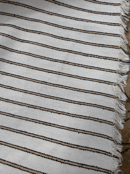 EMILE 029 viscose colourwoven horizontal striped shirting fabric