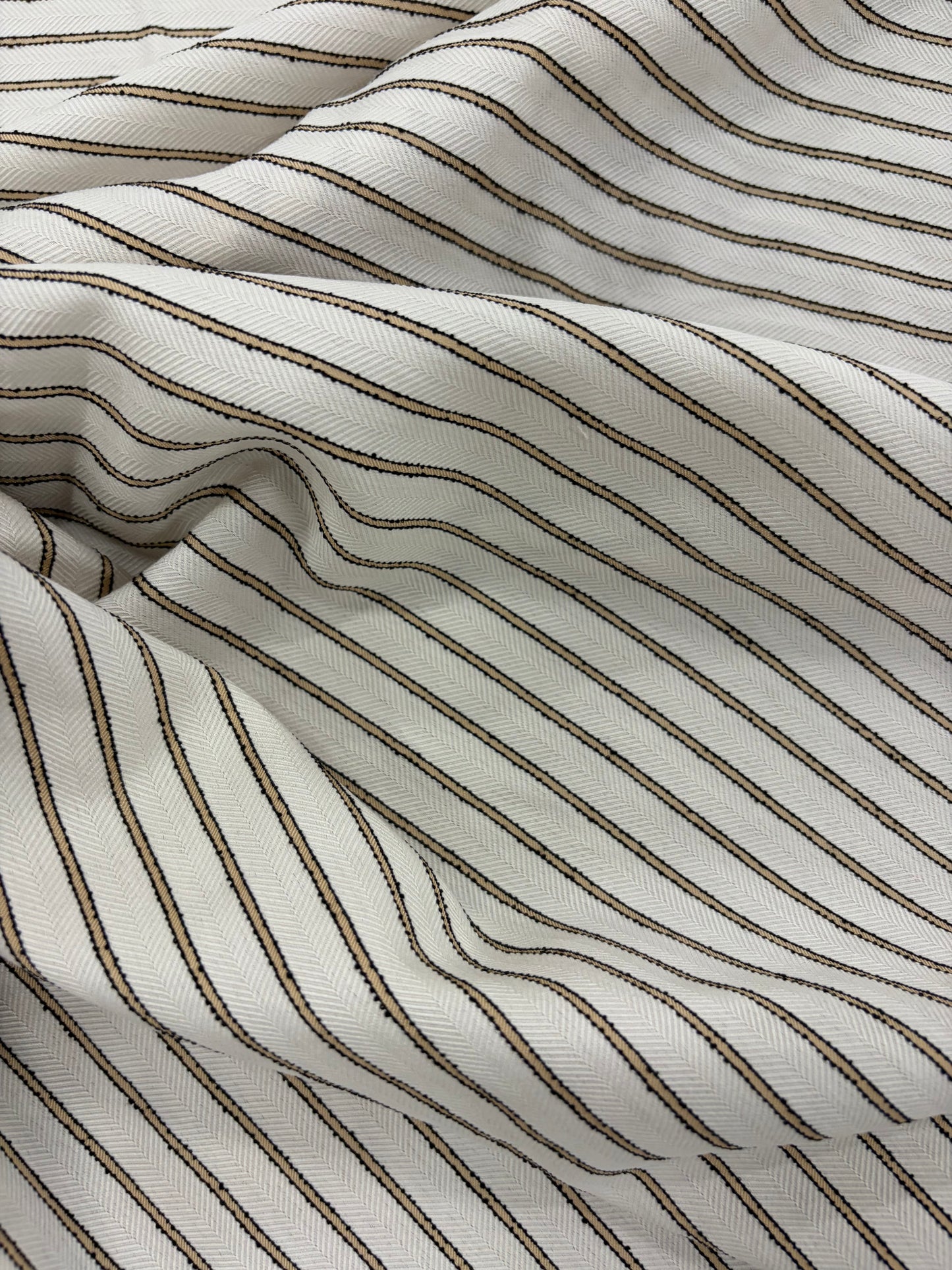 EMILE 029 viscose colourwoven horizontal striped shirting fabric