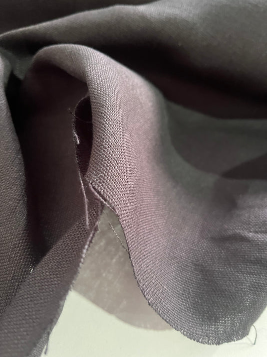 ALESSIA 005 heavy linen "lino peasante" black