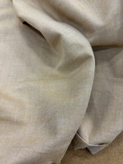 EMILE 033 camel cotton colourwoven shirting twill