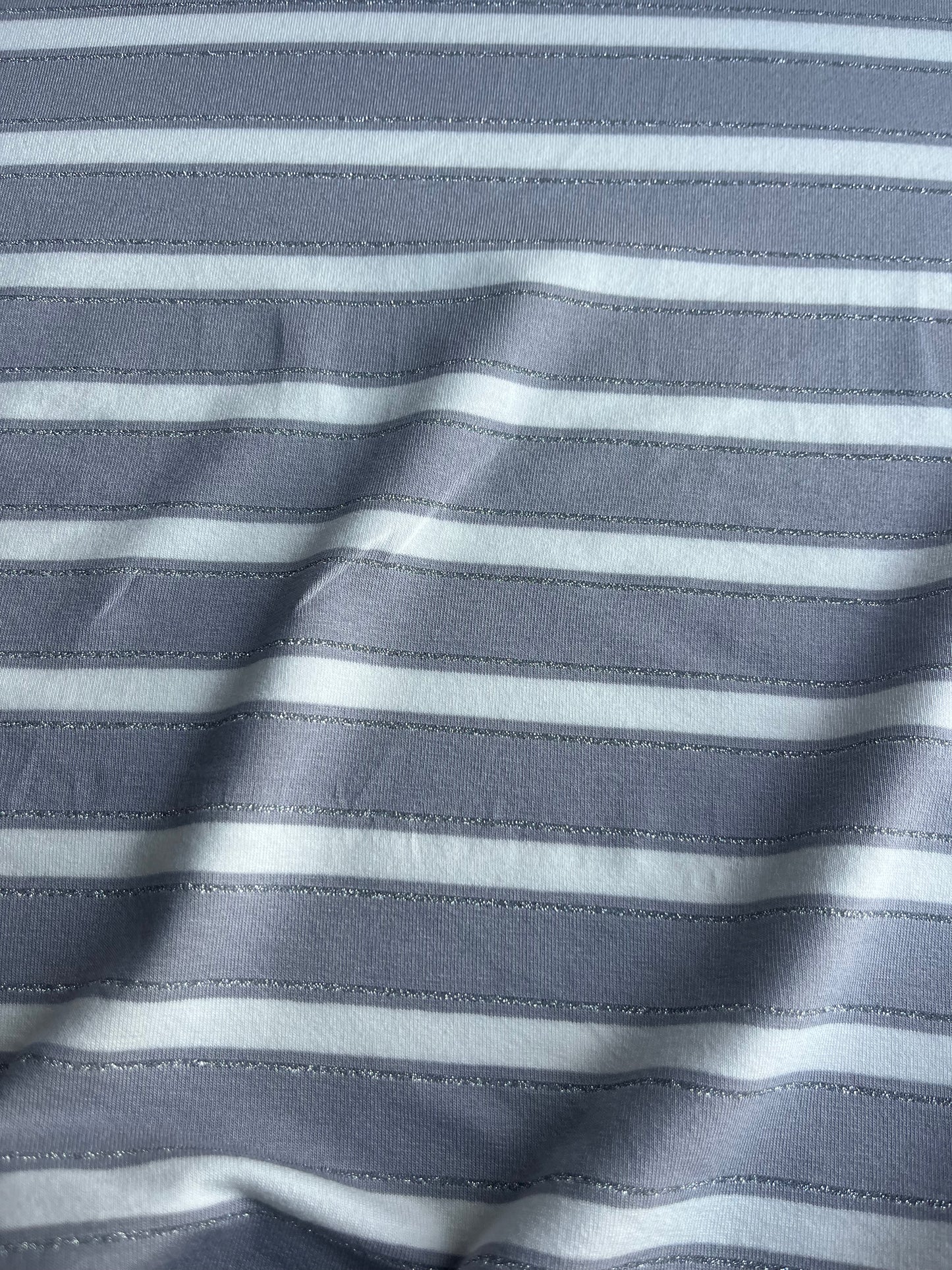 OLGA 017 viscose jersey stripes with lurex