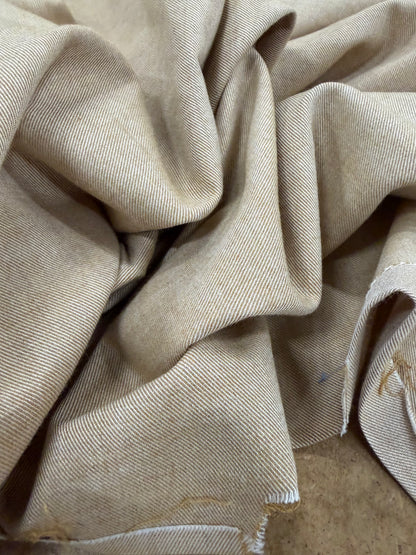EMILE 033 camel cotton colourwoven shirting twill