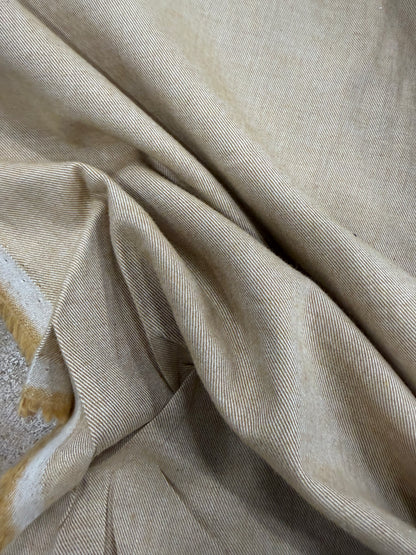 EMILE 033 camel cotton colourwoven shirting twill